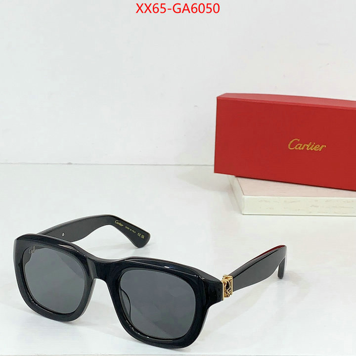 Glasses-Cartier the highest quality fake ID: GA6050 $: 65USD