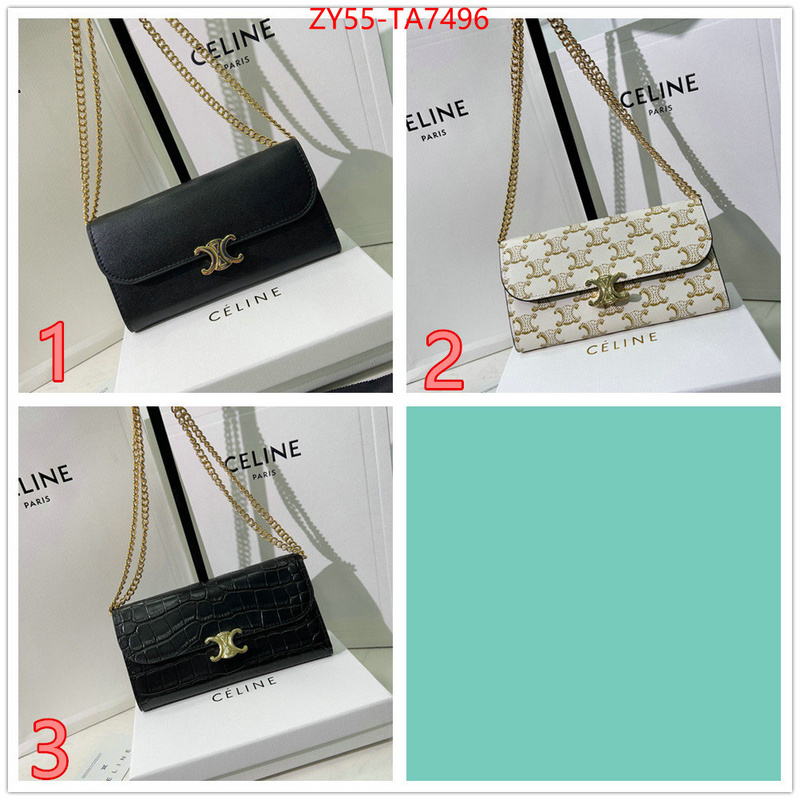 CELINE Bags(4A)-Wallet wholesale sale ID: TA7496 $: 55USD,