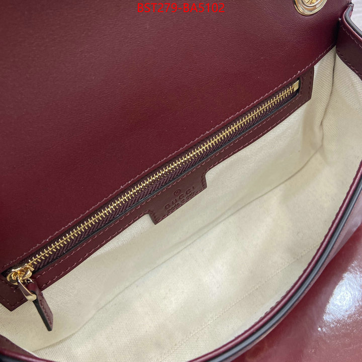 Gucci Bags(TOP)-Crossbody- new designer replica ID: BA5102 $: 279USD,