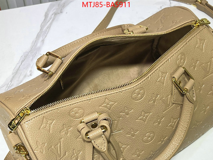 LV Bags(4A)-Speedy- high quality online ID: BA5911 $: 85USD,