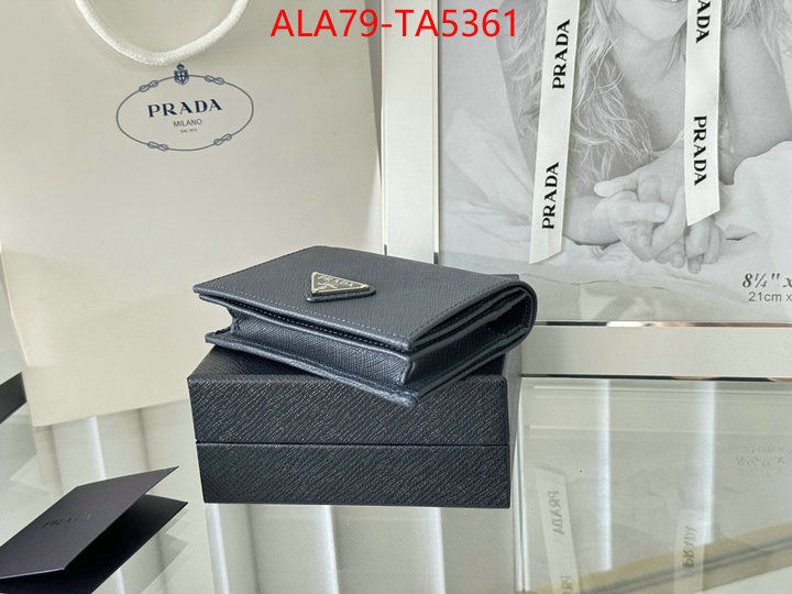 Prada Bags(TOP)-Wallet is it illegal to buy dupe ID: TA5361 $: 79USD,