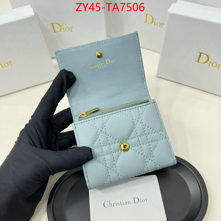 Dior Bags(4A)-Wallet- 7 star collection ID: TA7506 $: 45USD,