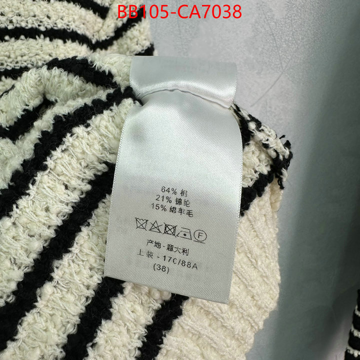 Clothing-Dior shop the best high authentic quality replica ID: CA7038 $: 105USD