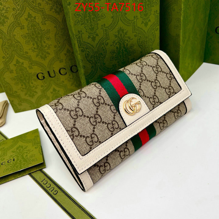 Gucci Bags(4A)-Wallet- mirror copy luxury ID: TA7516 $: 55USD,