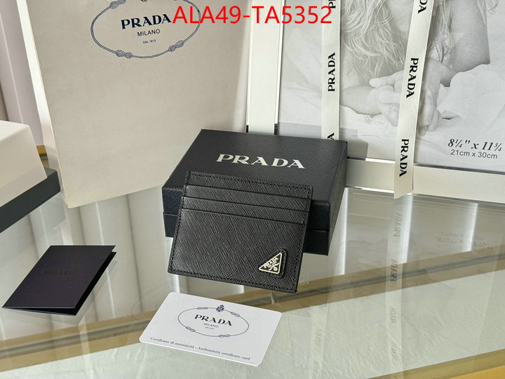 Prada Bags(TOP)-Wallet how to buy replcia ID: TA5352 $:49USD,