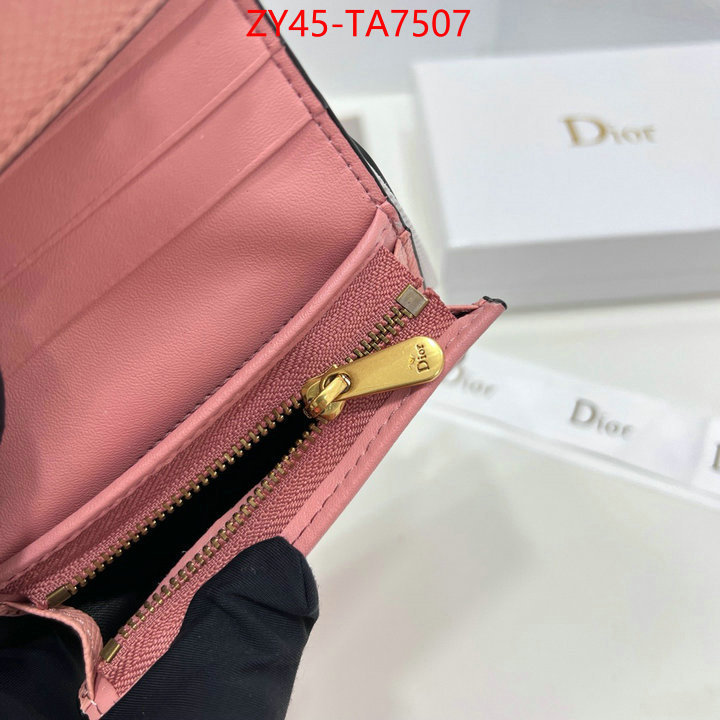 Dior Bags(4A)-Wallet- is it illegal to buy dupe ID: TA7507 $: 45USD,