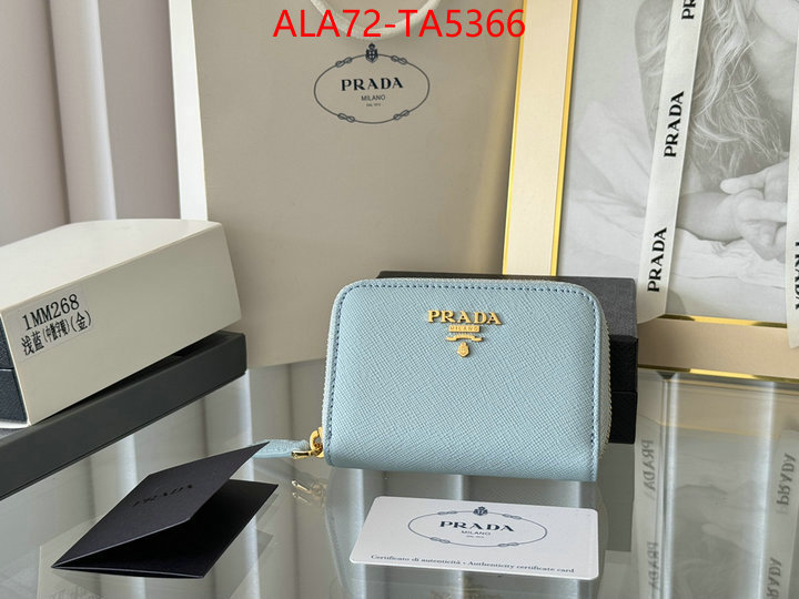 Prada Bags(TOP)-Wallet best knockoff ID: TA5366 $: 72USD,