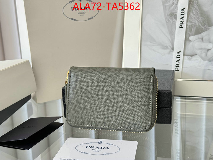 Prada Bags(TOP)-Wallet 2024 luxury replicas ID: TA5362 $: 72USD,