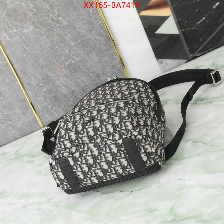 Dior Bags(TOP)-Backpack- best like ID: BA7419 $: 165USD,