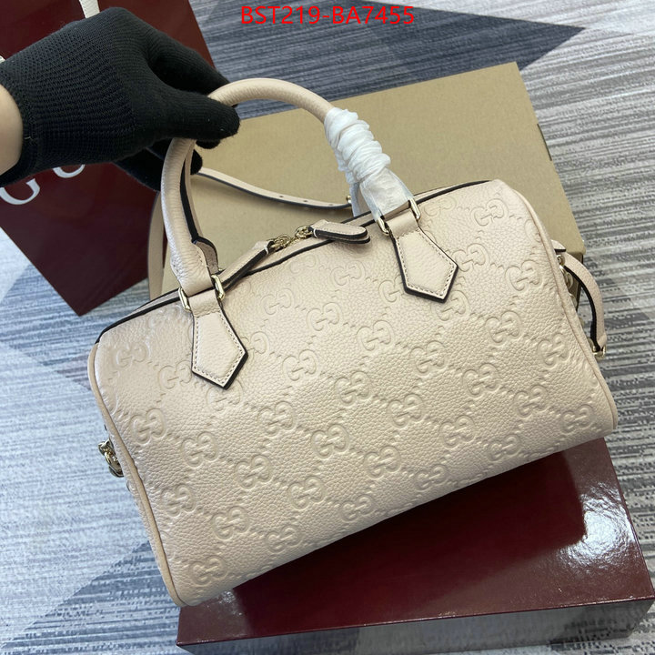 Gucci Bags(TOP)-Handbag- high quality replica ID: BA7455 $: 219USD,