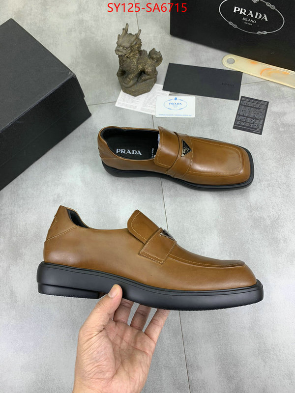 Men shoes-Prada aaaaa+ replica ID: SA6715 $: 125USD