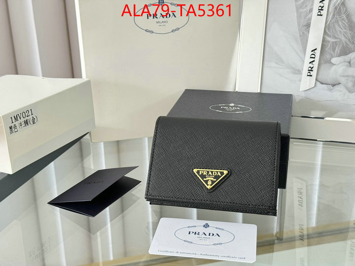 Prada Bags(TOP)-Wallet is it illegal to buy dupe ID: TA5361 $: 79USD,