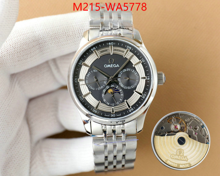 Watch(TOP)-Omega how to buy replcia ID: WA5778 $: 215USD