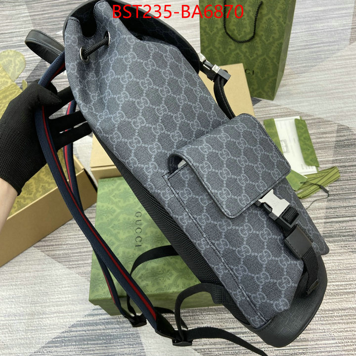 Gucci Bags(TOP)-Backpack- what's best ID: BA6870 $: 235USD,