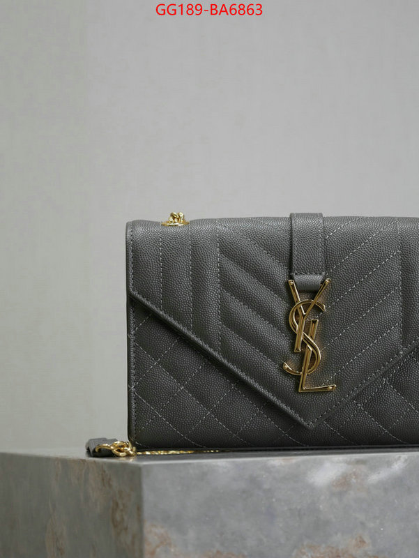 YSL Bags(TOP)-Envelope Series how to find replica shop ID: BA6863 $: 189USD,