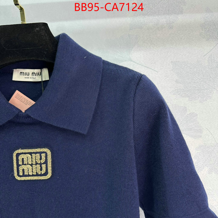 Clothing-MIU MIU sale ID: CA7124 $: 95USD