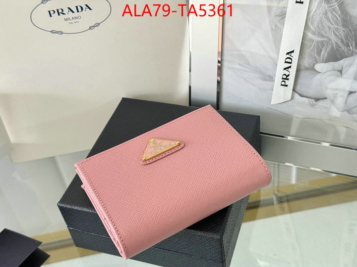 Prada Bags(TOP)-Wallet is it illegal to buy dupe ID: TA5361 $: 79USD,