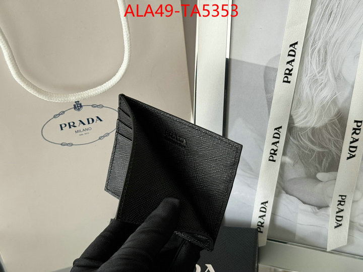 Prada Bags(TOP)-Wallet 7 star quality designer replica ID: TA5353 $: 49USD,