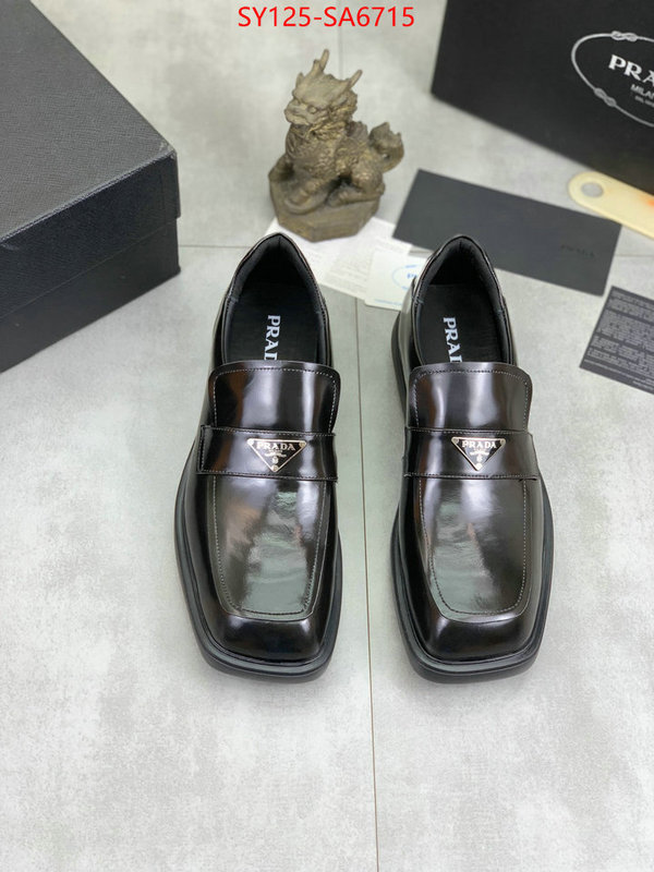 Men shoes-Prada aaaaa+ replica ID: SA6715 $: 125USD