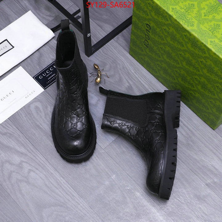 Men Shoes-Gucci 1:1 replica wholesale ID: SA6521 $: 129USD