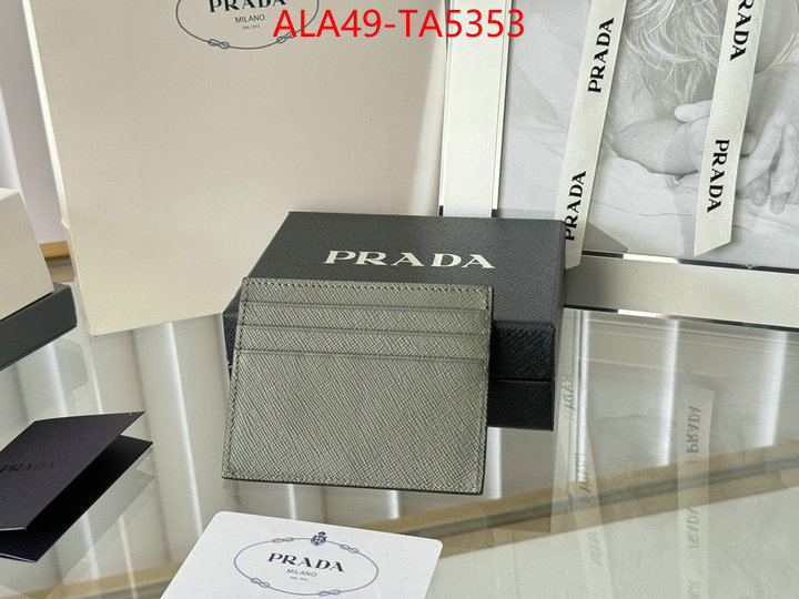 Prada Bags(TOP)-Wallet 7 star quality designer replica ID: TA5353 $: 49USD,