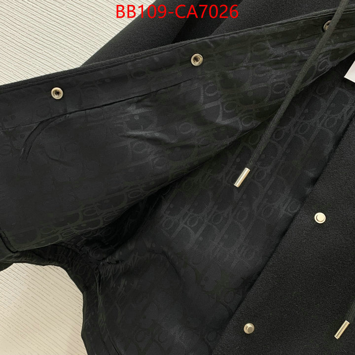 Clothing-Dior 2024 luxury replicas ID: CA7026 $: 109USD