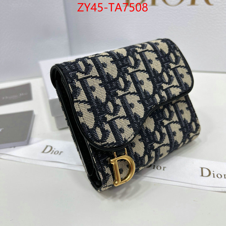 Dior Bags(4A)-Wallet- fashion ID: TA7508 $: 45USD,