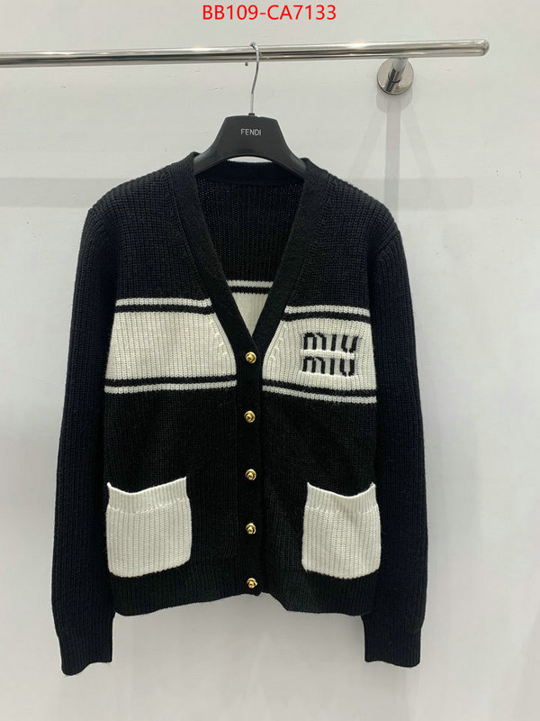 Clothing-MIU MIU buy best high-quality ID: CA7133 $: 109USD