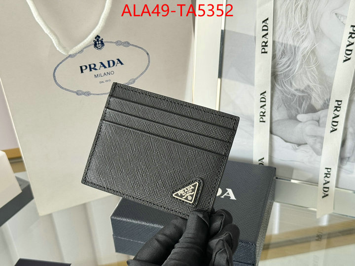 Prada Bags(TOP)-Wallet how to buy replcia ID: TA5352 $:49USD,