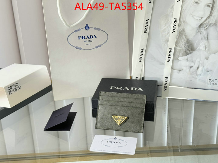 Prada Bags(TOP)-Wallet where to buy the best replica ID: TA5354 $: 49USD,