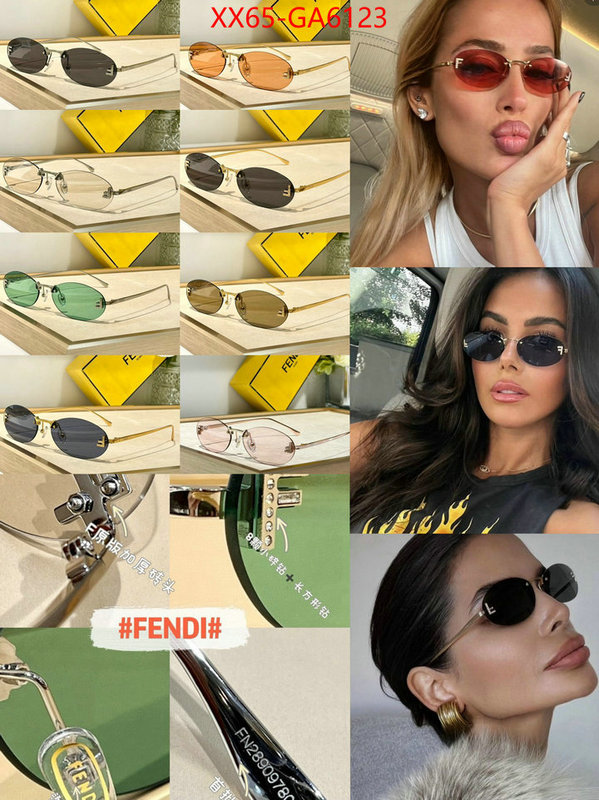 Glasses-Fendi where to buy fakes ID: GA6123 $: 65USD