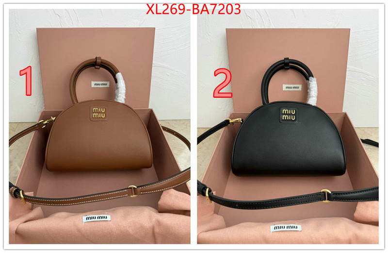 Miu Miu Bags(TOP)-Crossbody- new designer replica ID: BA7203 $: 269USD,