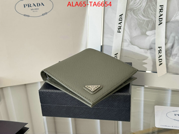 Prada Bags(TOP)-Wallet best luxury replica ID: TA6654 $: 65USD,