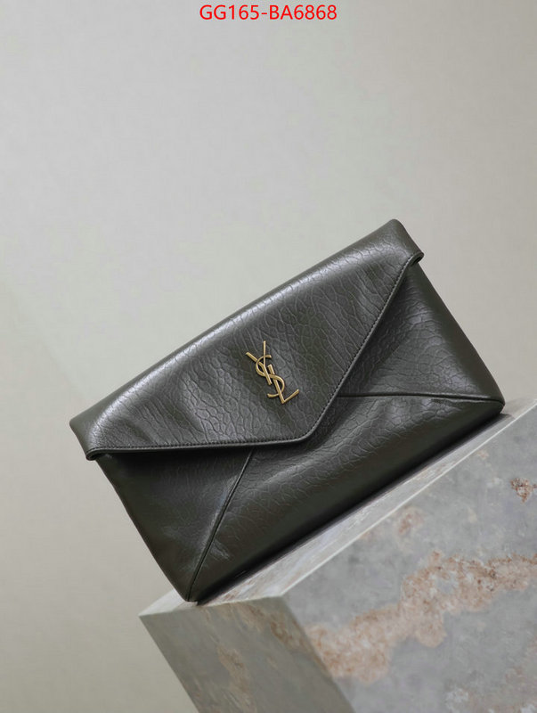 YSL Bags(TOP)-Clutch- aaaaa replica designer ID: BA6868 $: 165USD,