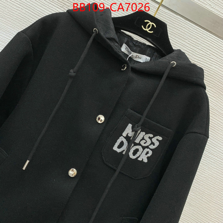 Clothing-Dior 2024 luxury replicas ID: CA7026 $: 109USD