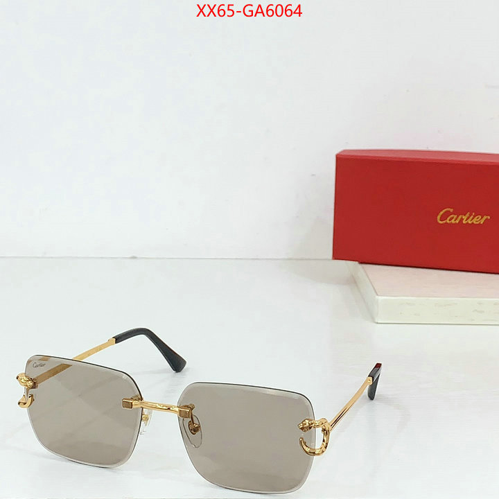 Glasses-Cartier how to buy replcia ID: GA6064 $: 65USD