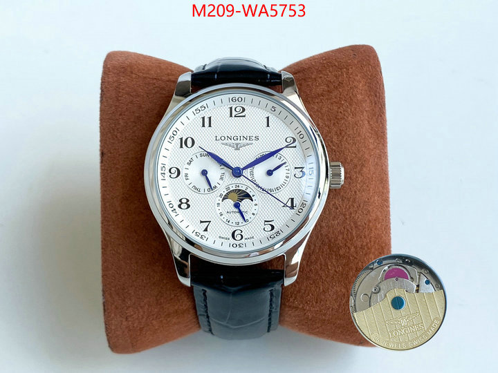 Watch(TOP)-Longines 1:1 clone ID: WA5753 $: 209USD