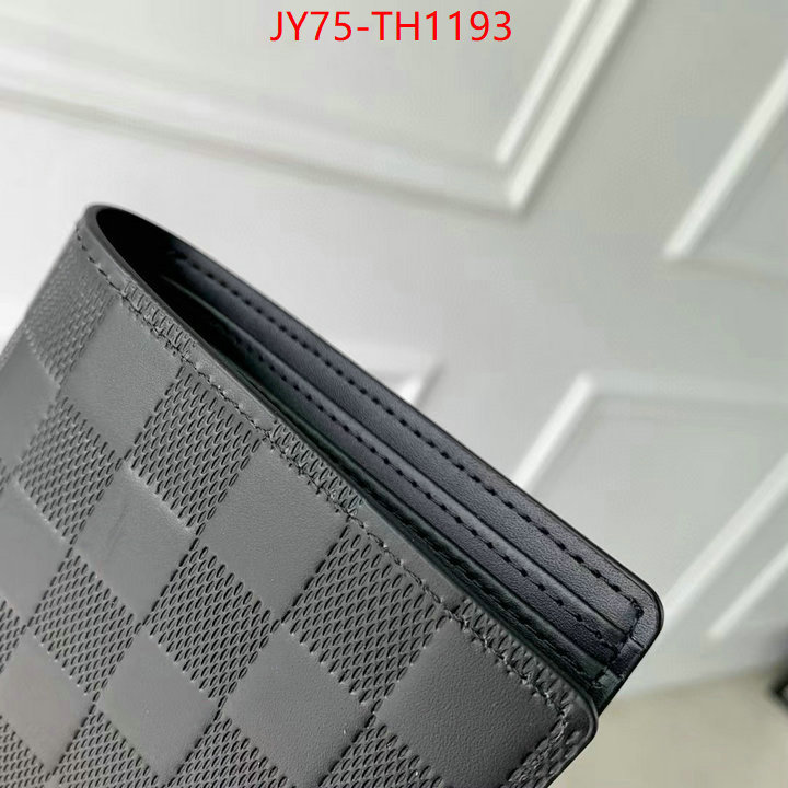 LV Bags(TOP)-Wallet top perfect fake ID: TH1193 $: 75USD,