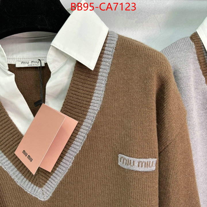 Clothing-MIU MIU buy best quality replica ID: CA7123 $: 95USD