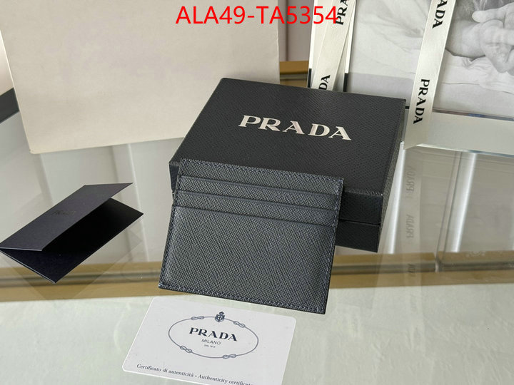 Prada Bags(TOP)-Wallet where to buy the best replica ID: TA5354 $: 49USD,