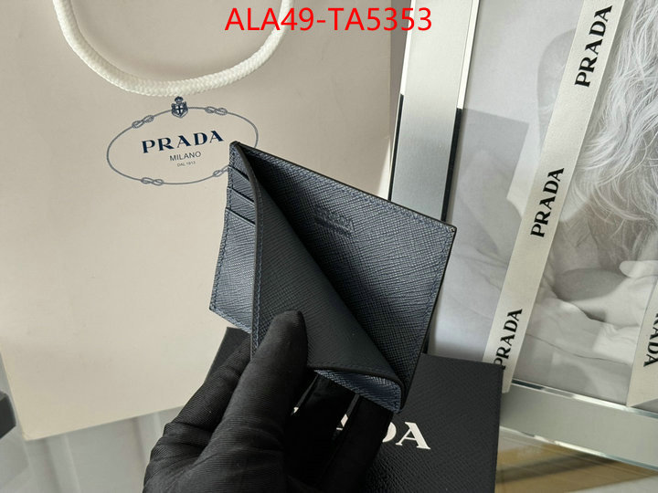 Prada Bags(TOP)-Wallet 7 star quality designer replica ID: TA5353 $: 49USD,