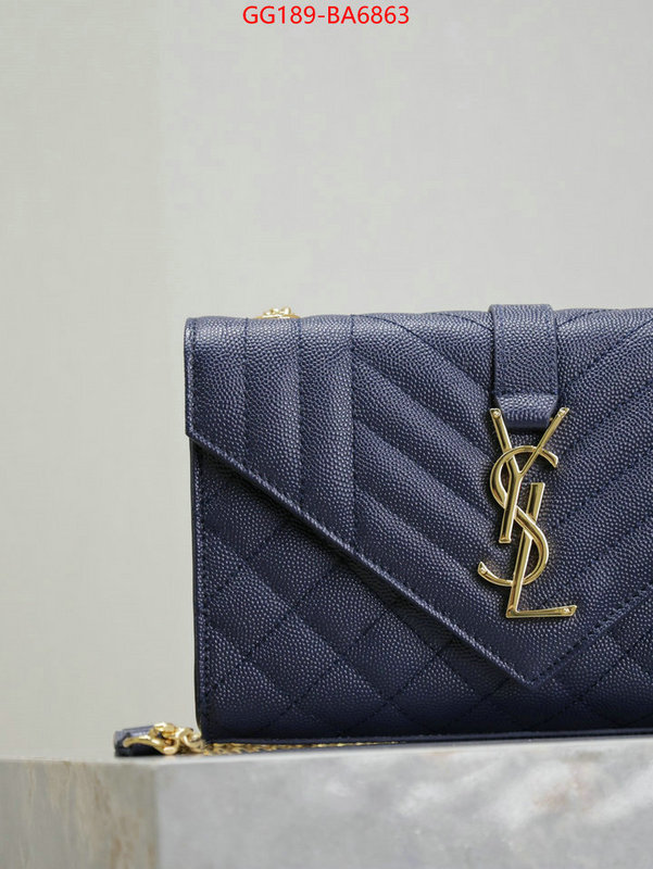 YSL Bags(TOP)-Envelope Series how to find replica shop ID: BA6863 $: 189USD,