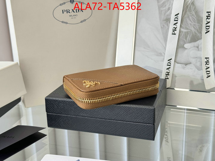 Prada Bags(TOP)-Wallet 2024 luxury replicas ID: TA5362 $: 72USD,