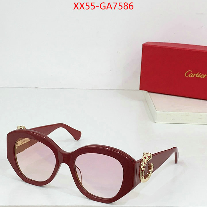 Glasses-Cartier fake designer ID: GA7586 $: 55USD