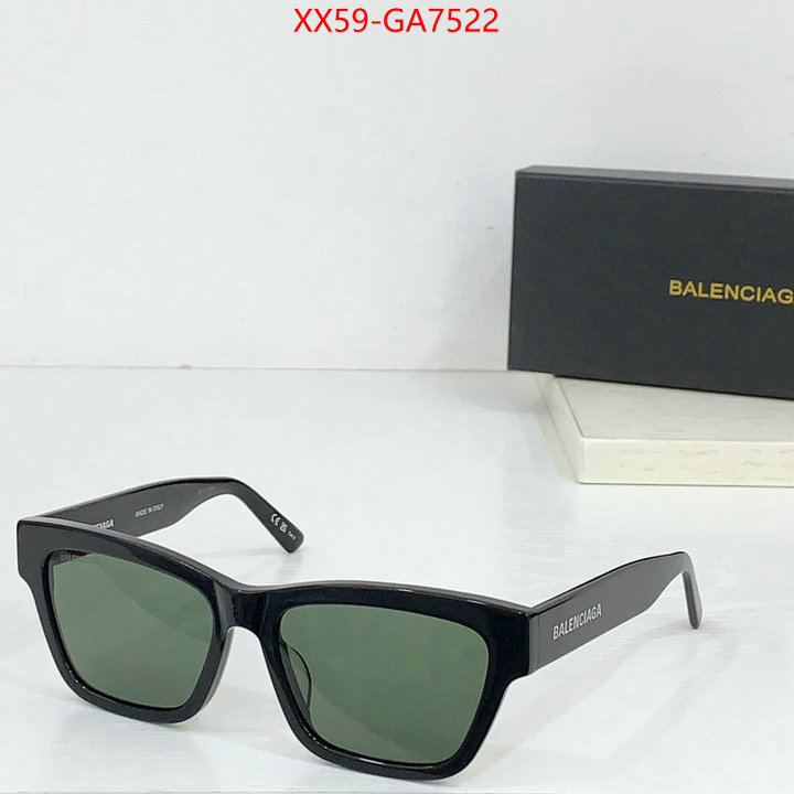 Glasses-Balenciaga luxury cheap ID: GA7522 $: 59USD