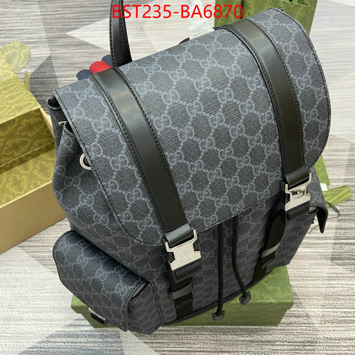 Gucci Bags(TOP)-Backpack- what's best ID: BA6870 $: 235USD,