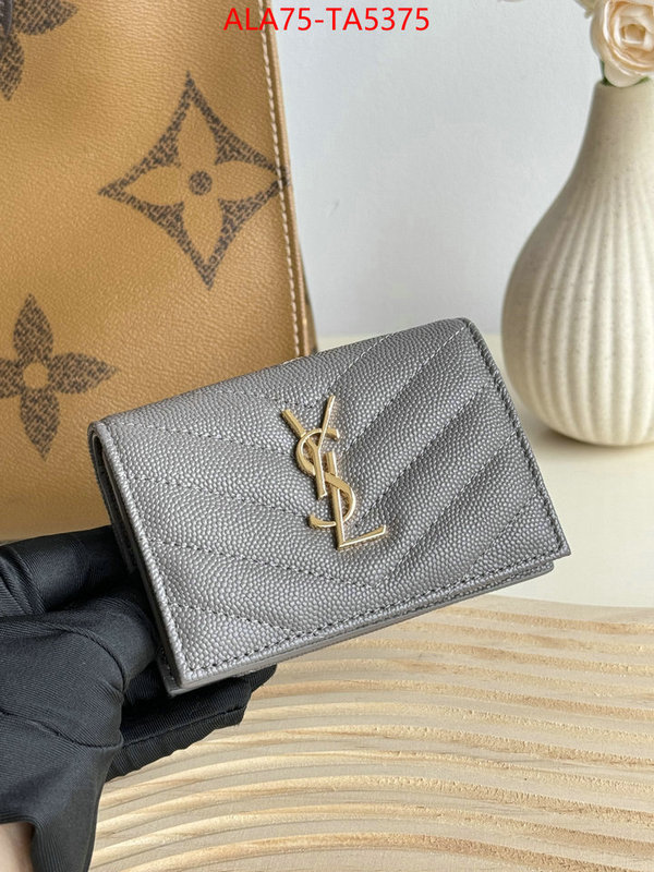 YSL Bags(TOP)-Wallet- replicas buy special ID: TA5375 $: 75USD,