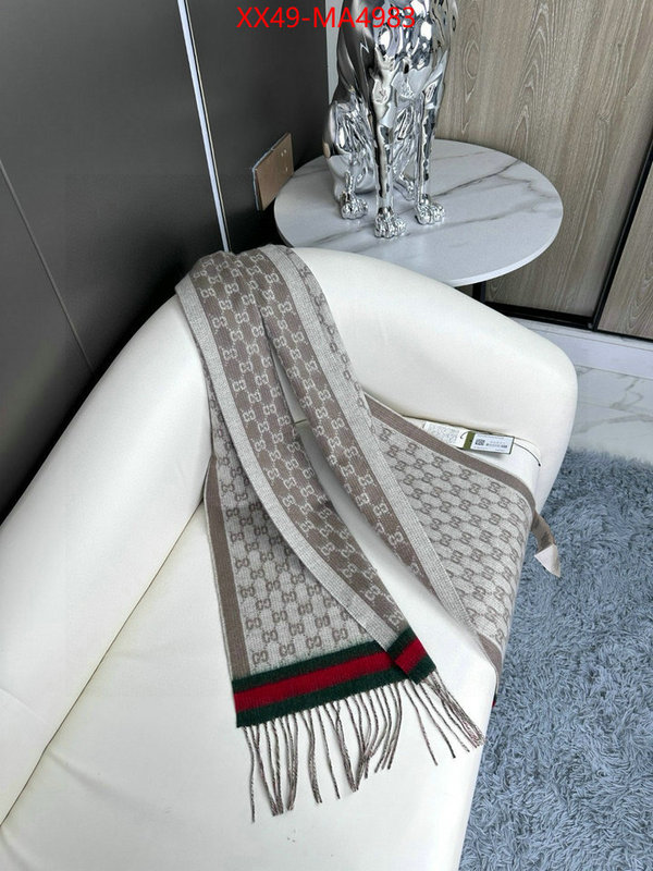 Scarf-Gucci luxury fashion replica designers ID: MA4983 $: 49USD