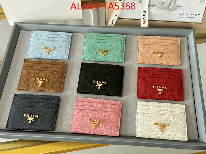 Prada Bags(TOP)-Wallet high quality replica ID: TA5368 $: 49USD,