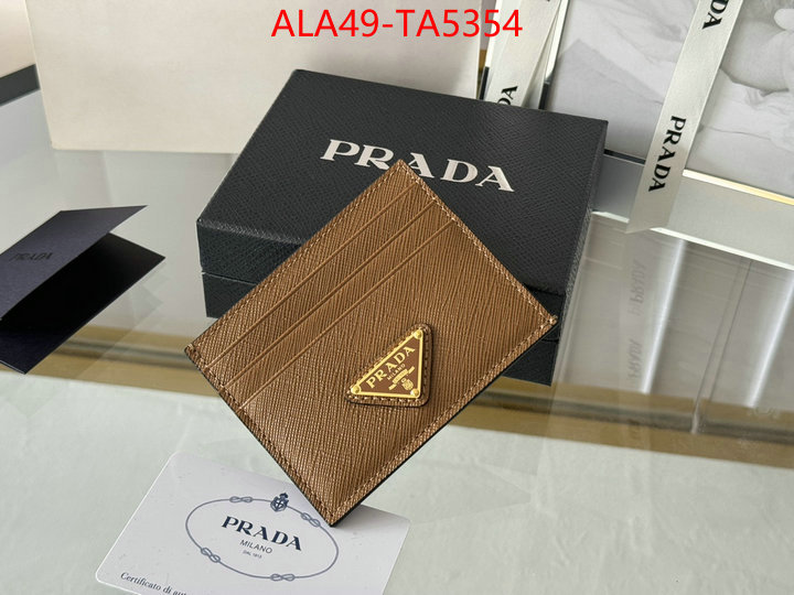 Prada Bags(TOP)-Wallet where to buy the best replica ID: TA5354 $: 49USD,